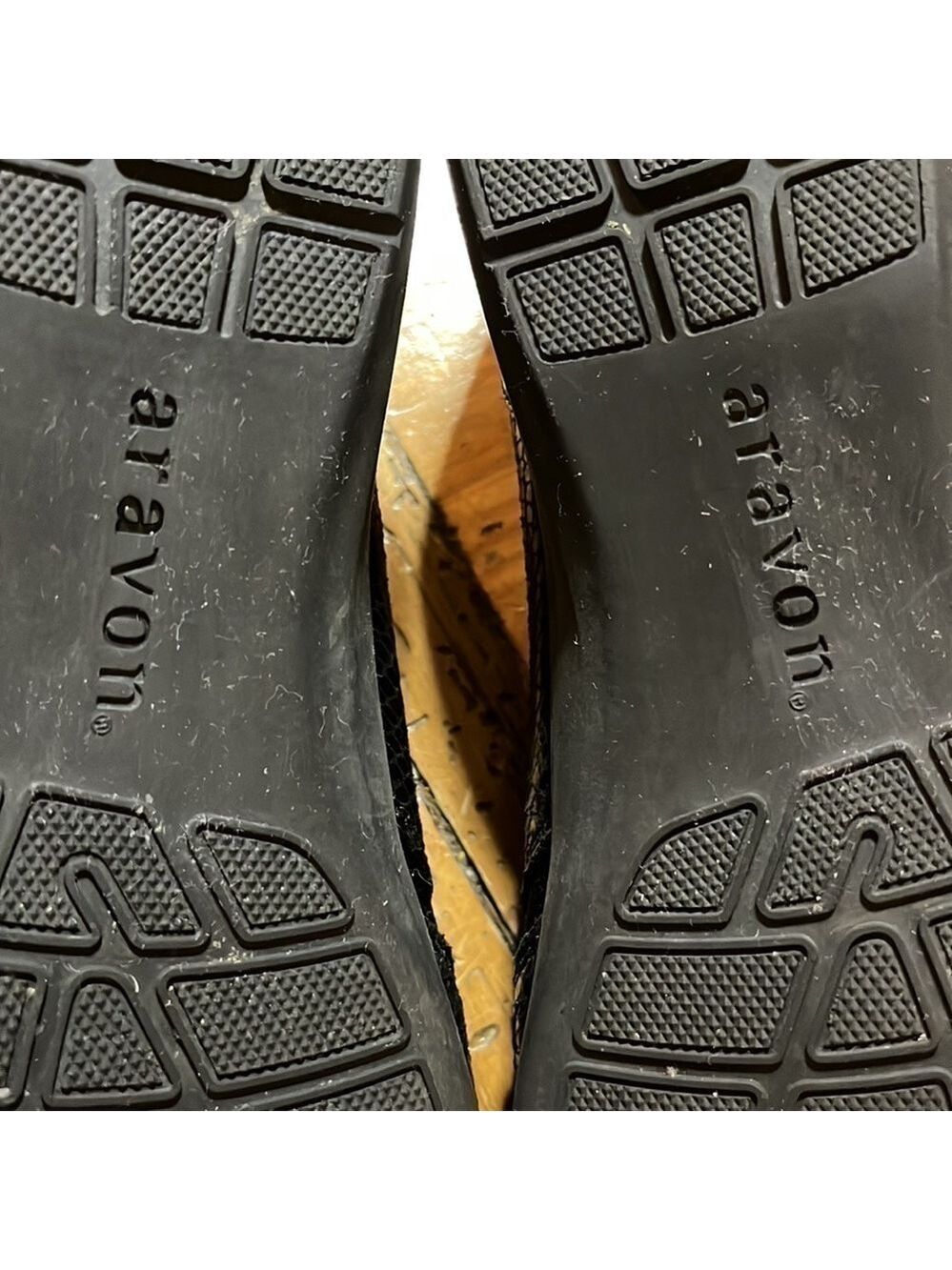 aravon Adalyn Slip On Grey Black Snake Skin Flat Loafer 9 - Picture 13 of 13
